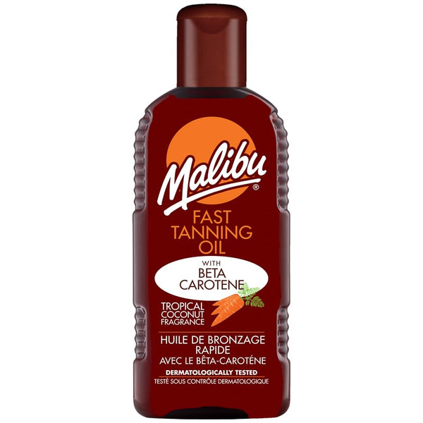 Malibu Fast Tanning Oil with Beta Carotene 200 ml