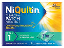 NiQuitin 21mg Clear 24 Hour 7 Patches Step 1 EXP-07-23