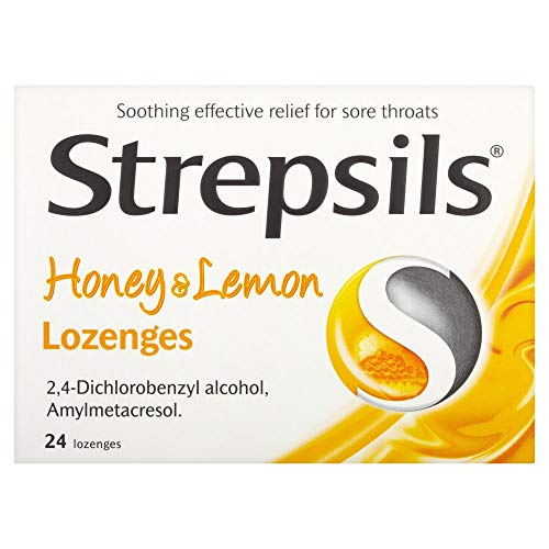 Strepsils Honey and Lemon Lozenges 24s EXP-08-23