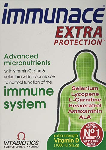 VITABIOTICS Immunace Extra Protection - 30tabs EXP-10-23