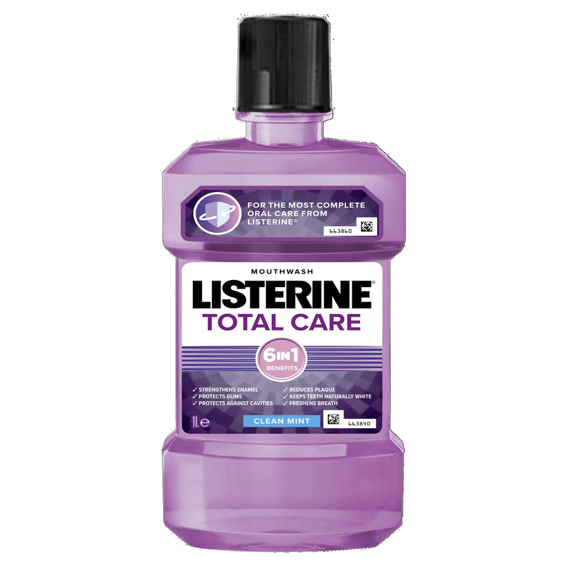 Listerine Antibacterial Mouthwash Total Care Clean Mint 250Ml