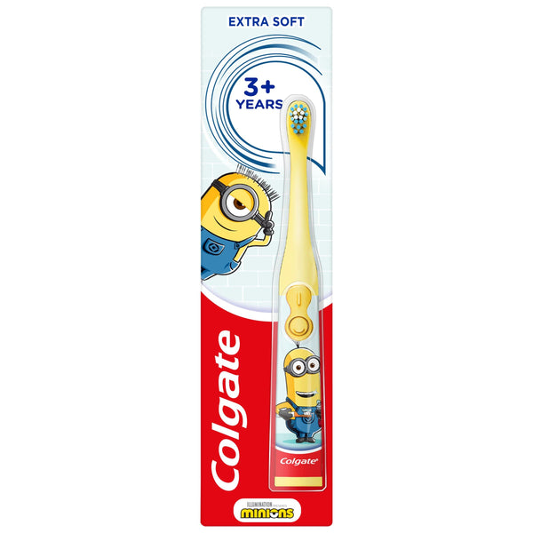 Colgate Minions Extra Soft Battery Toothbrush (YELLOW)