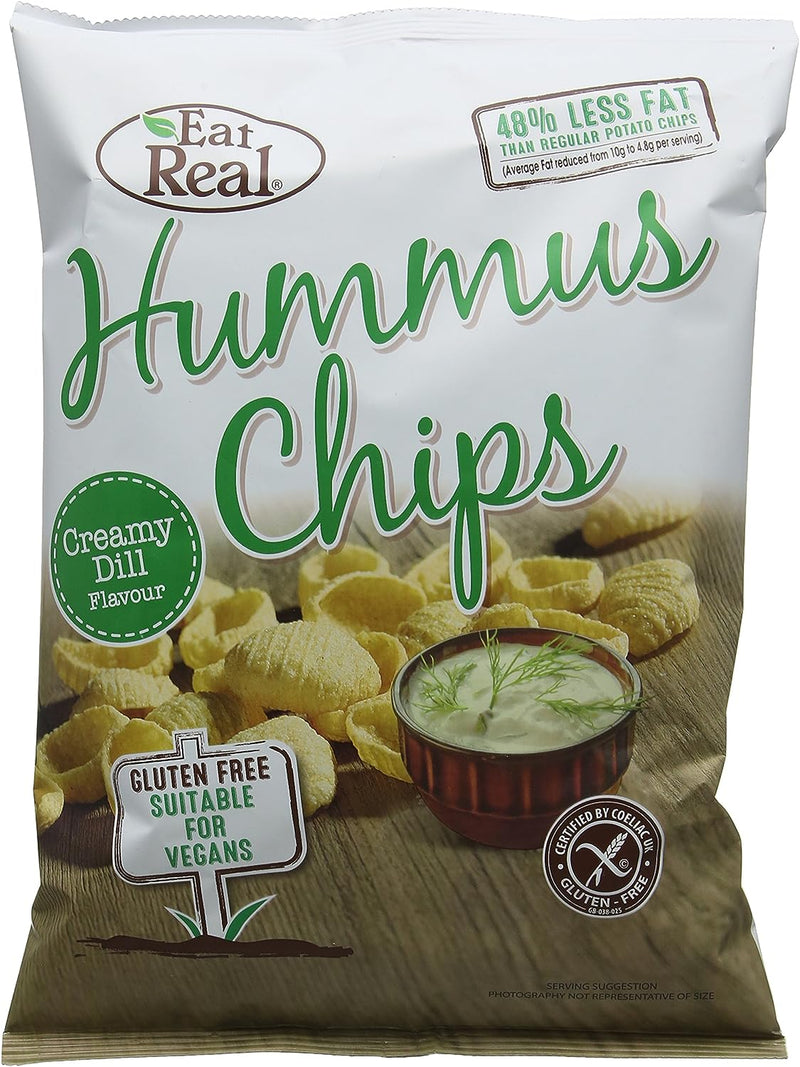 Eat Real Hummus Chips Creamy Dill 135g EXP-07-23