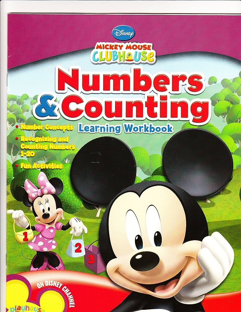 Disney Mickey Mouse Club House School Skills Workbook - Numbers and Counting