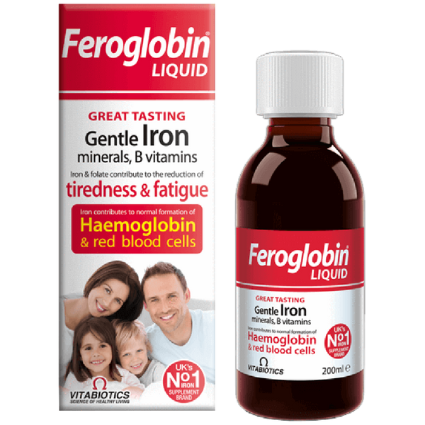 Feroglobin Vitabiotics Iron Supplement Liquid 200ml