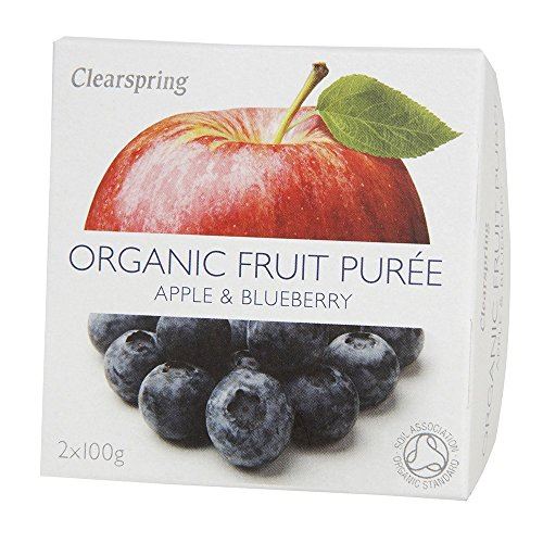Clearspring Apple & Blueberry Fruit Puree 100g x 2