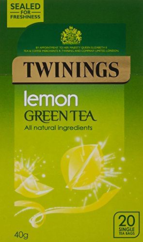 Twinings Lemon Green Tea, 20 single tea bags - 40g