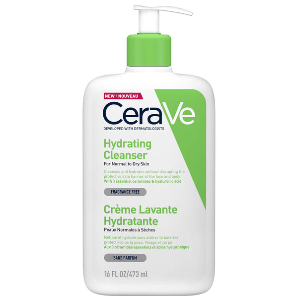 CeraVe Hydrating Cleanser with Hyaluronic Acid for Normal to Dry Skin 473ml