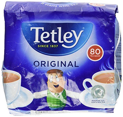 Tetley 100 Percent 80 Teabags 250g