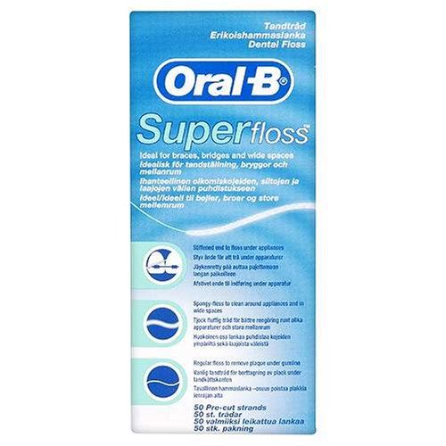 Oral B Superfloss Super Dental Floss For Braces Bridges