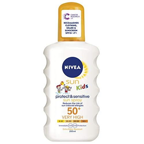 Nivea Kids Protect And Sensitive Sun Spray With Spf 50 Very High - 200ml