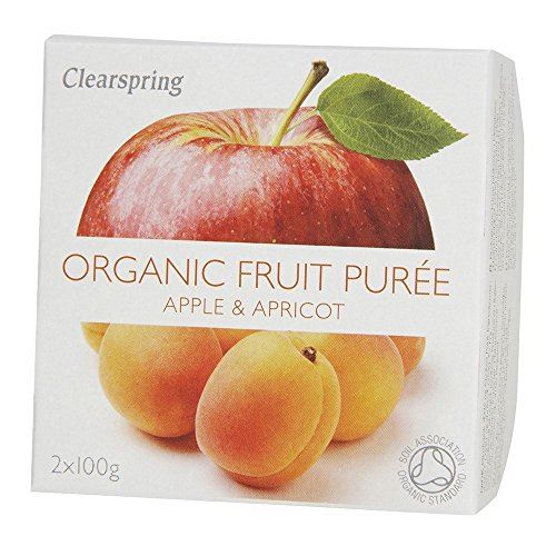 Clearspring Apple & Apricot Fruit Puree 100g x 2