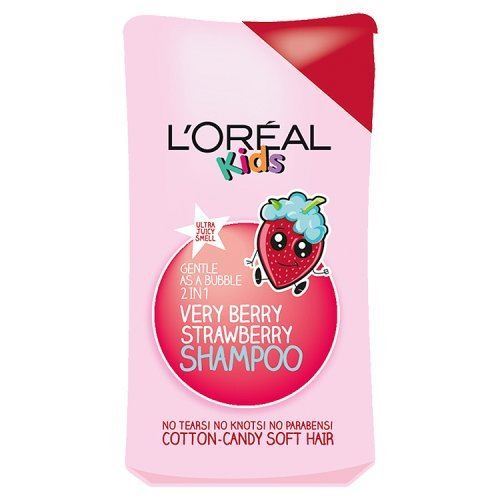 L'Oreal Paris Kids Extra Gentle 2In1 Very Berry Strawberry Shampoo- 250ml