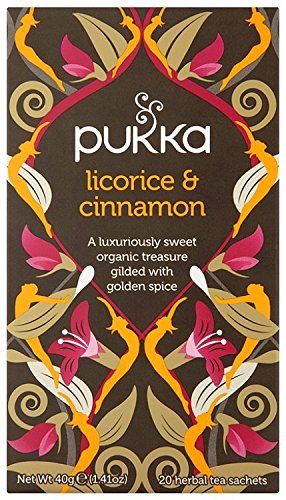 Pukka Herbs Organic Licorice And Cinnamon, 20 Sachets - 40g