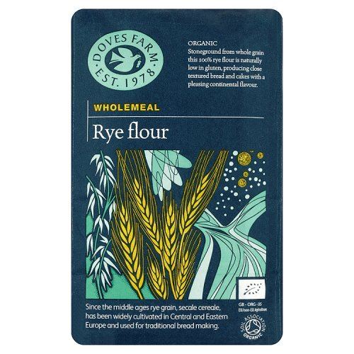 Doves Farm Organic Wholegrain Rye Flour (1Kg)