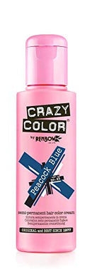 Renbow Crazy Color Semi-Permanent Hair Color Dye Peacock Blue 45 ÔøΩÔøΩÔøΩ 100ml
