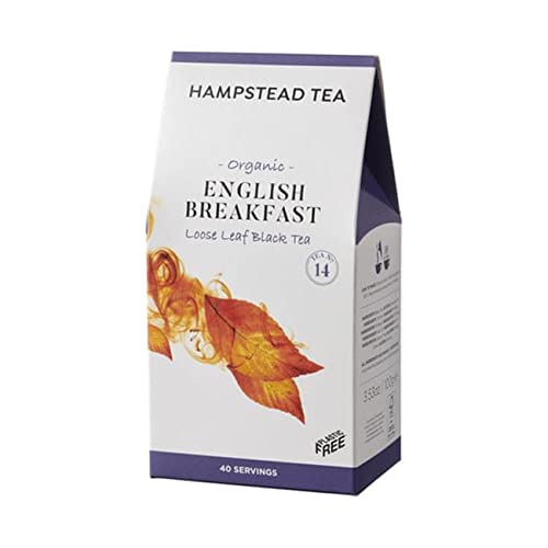 Organic English Breakfast Leaf Tea Pouch 100 Grams