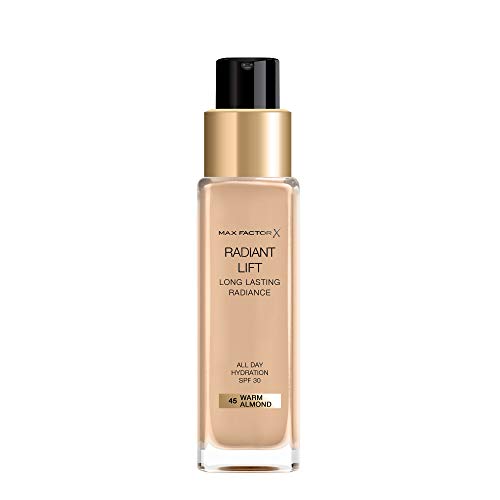 Max Factor Radiant Lift Foundation with SPF30 and Hyaluronic Acid 045 Warm Almond 30ml