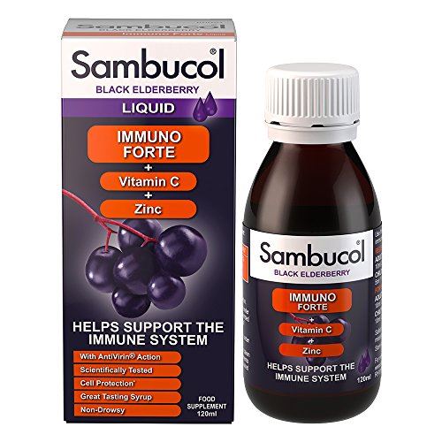 Sambucol Natural Black Elderberry Immuno Forte 120ml