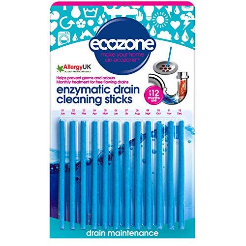 Ecozone Enzymatic Drain Cleaning Sticks 25g