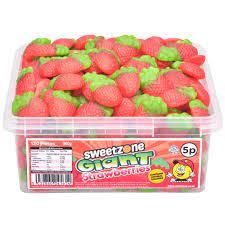 Sweetzone Giant Strawberries Tub 900g