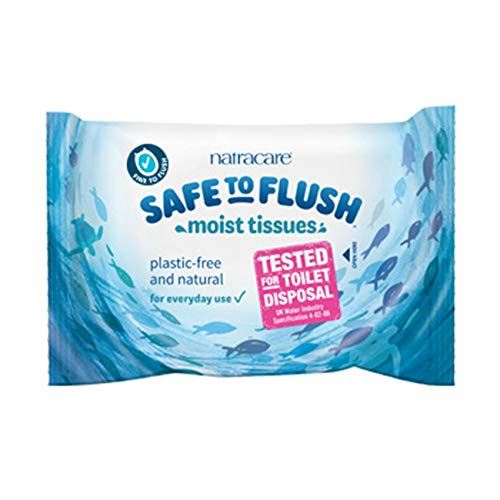 Natracare Safe To Flush Moist Tissues 30s