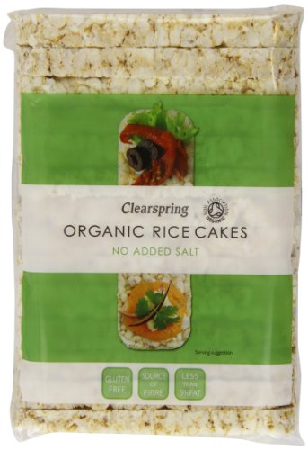 Clearspring Puffed Rice Cakes With No Added Salt - Organic 100g