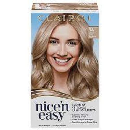 Clairol Nice' n Easy Permanent Hair Dye 9A Light Ash Blonde