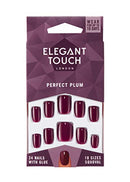 Elegant Touch Core Colour Perfect Plum Nail Design, Purple