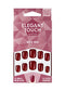 Elegant Touch Core Colour Rich Nail Design 4020705, Red
