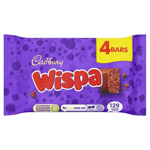 Cadbury Wispa 4 bars 102g(7622210997272)