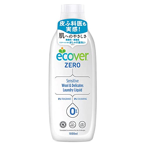 Ecover Zero Laundry Liquid - Sensitive Wool & Delicates 1Ltr