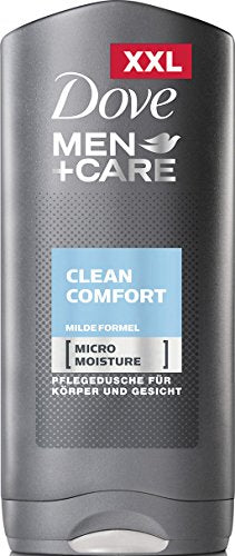 Dove For Men Clean Comfort Body And Face Wash, 400Ml