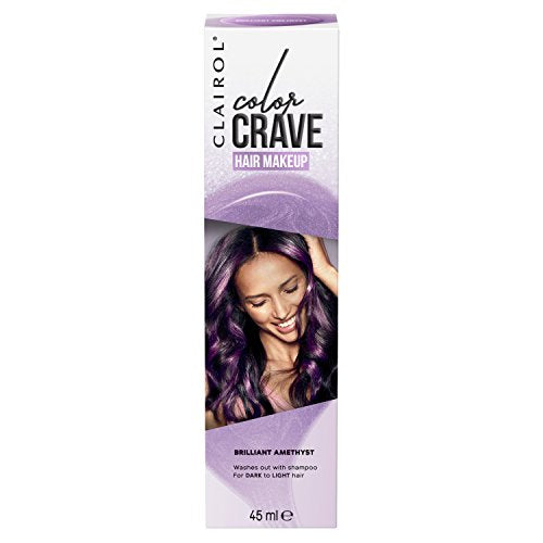 Clairol Colour Crave Non-Permanent Hair Makeup Amethyst 45ml