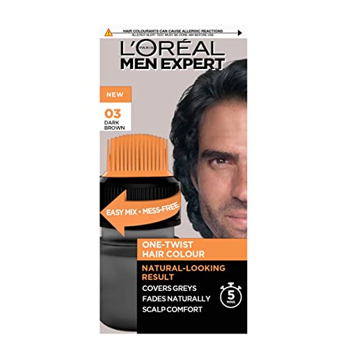 L'Oreal Paris Men Expert One Twist Hair Colour for Men Shade 3 Dark Brown