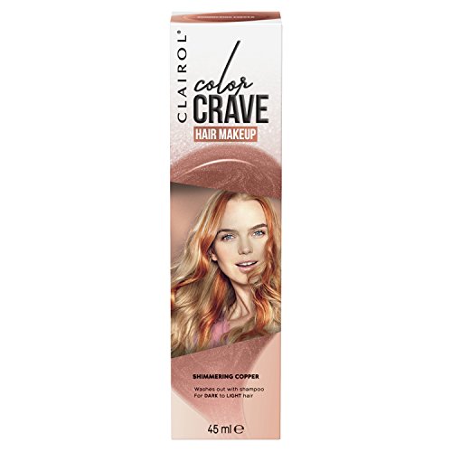 Clairol Colour Crave Non-Permanent Hair Makeup Copper 45ml
