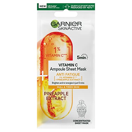 Garnier Vitamin C Ampoule Sheet Mask Pineapple 15g