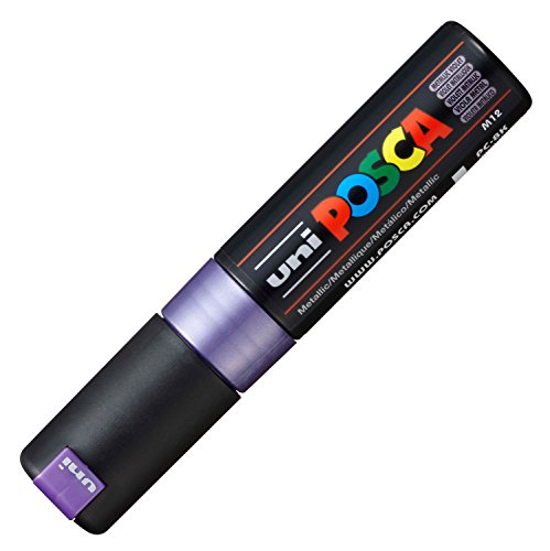 Metallic Violet Posca PC-8K Marker 8.0mm Chisel Tip