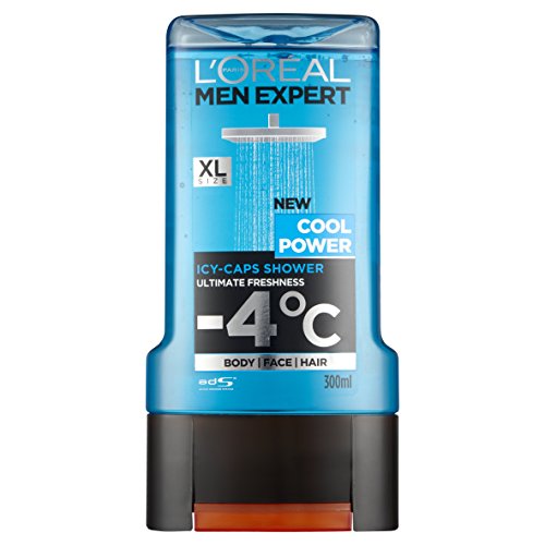 Men Expert Shower L'Oreal, Men Expert Cool Power Shower Gel, 300 ml