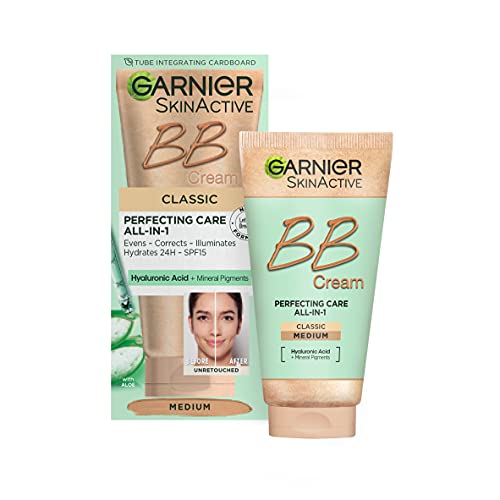 Garnier SkinActive Classic Perfecting All-in-1 BB Cream, Shade Classic Medium SPF 15 - 50 ml