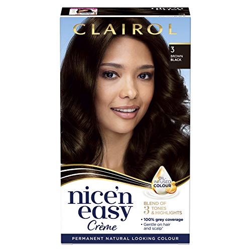 Clairol Nice'n Easy Permanent Hair Dye 121A/3.5 Natural Darkest Brown