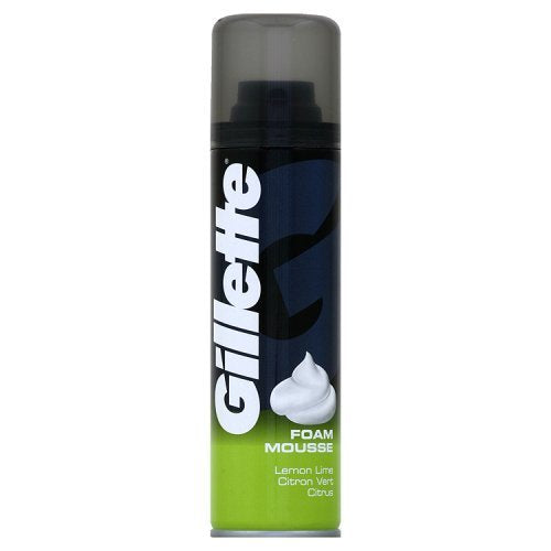 Gillette Classic Lemon Lime Men's Shaving Foam, 200ml