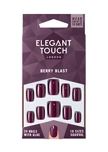 Elegant Touch Core Colour Berry Blast Nail Design
