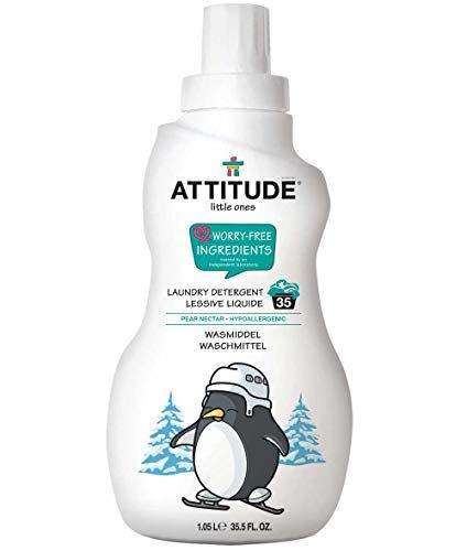 Attitude Little Ones Hypoallergenic Laundry Detergent Pear Nectar 35.5 Fluid Ounce 35 Loads
