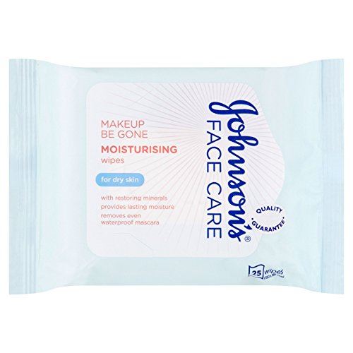 Johnson's Daily Essentials Moisturising Facial Cleansing 25 Wipes