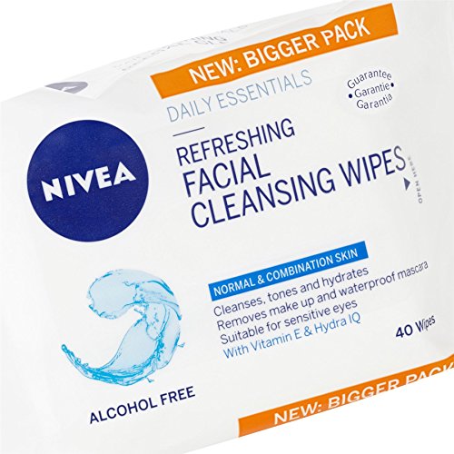 Nivea refreshing facial cleansing wipes