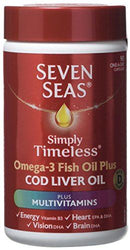 Seven Seas Omega-3 Fish Oil Plus Cod Liver Oil Plus Multivitamin 90 Capsules