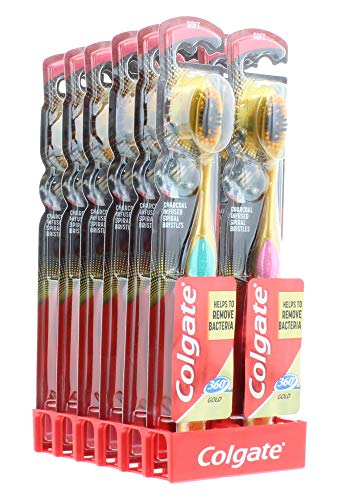 Colgate Toothbrush 360 Charcoal Gold Soft 8693495048019