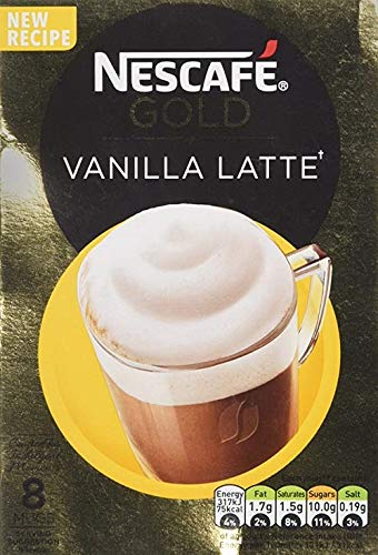 Nescafe Gold Latte Vanilla 8 Sachet 148G