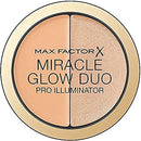 Max Factor Miracle Glow Duo Pro Illuminator, Creamy Highlighter, 20-Medium